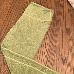 Fabletics green and yellow leggings